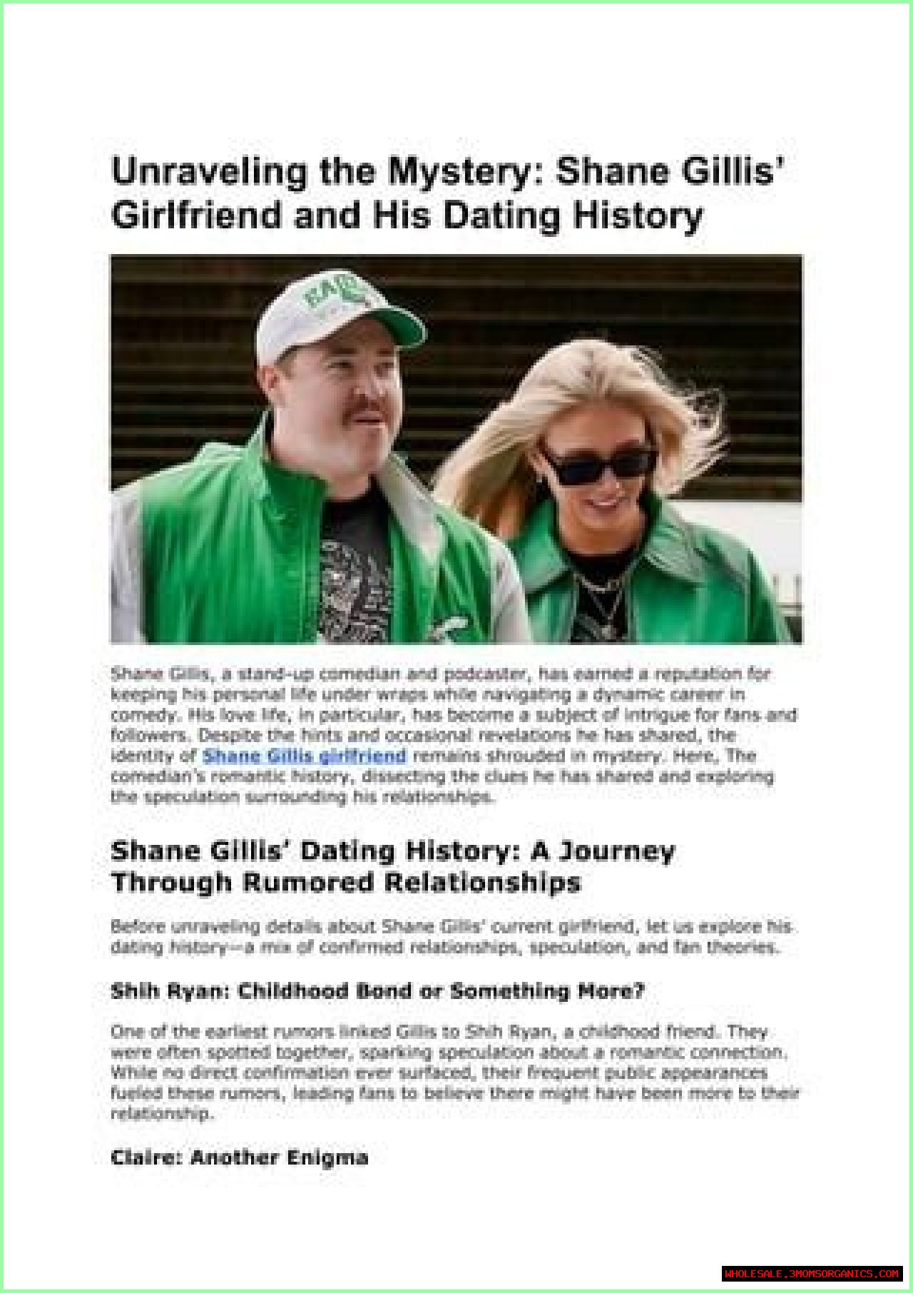 Exploring The Personal Life Of Shane Gillis: Is He Married?